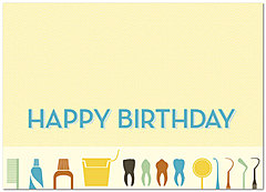 Dental Birthday Card 198D-Y